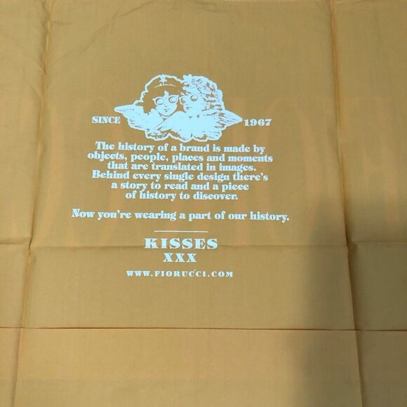 Fiorucci Angels Yellow Tote Bag Women's Casual Graphic Shoulder Bag NWT - Picture 6 of 6